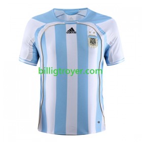 Billige Fotballdrakter Argentina 2006 Retro Hjemmedraktsett Kortermet